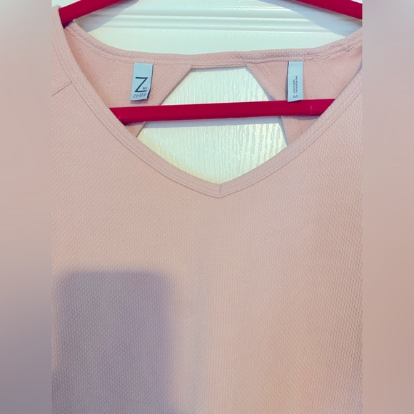 Z By Zella M Activewear Light Sweatshirt Top Pink - Picture 3 of 5